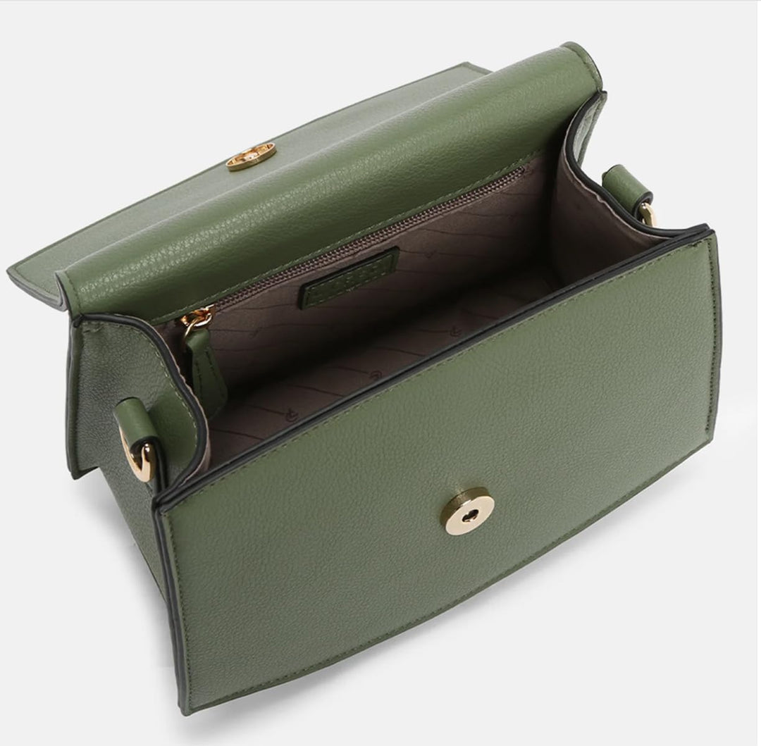 L.CREDI Lauretta Umhängetasche 22 cm Moss, Moss