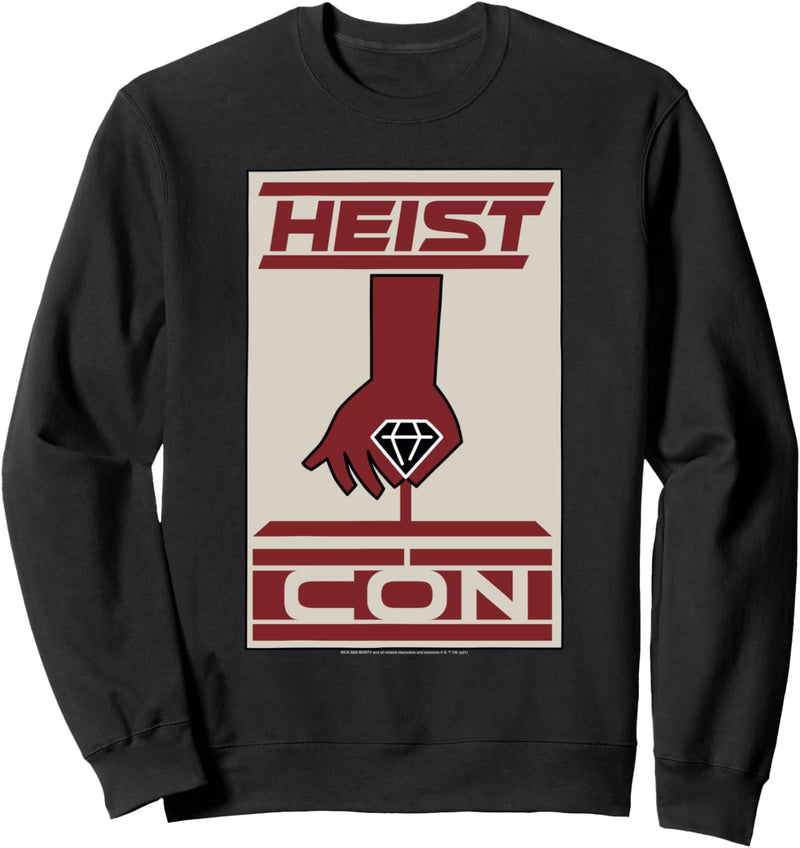 Rick and Morty Heist Con Logo Sweatshirt