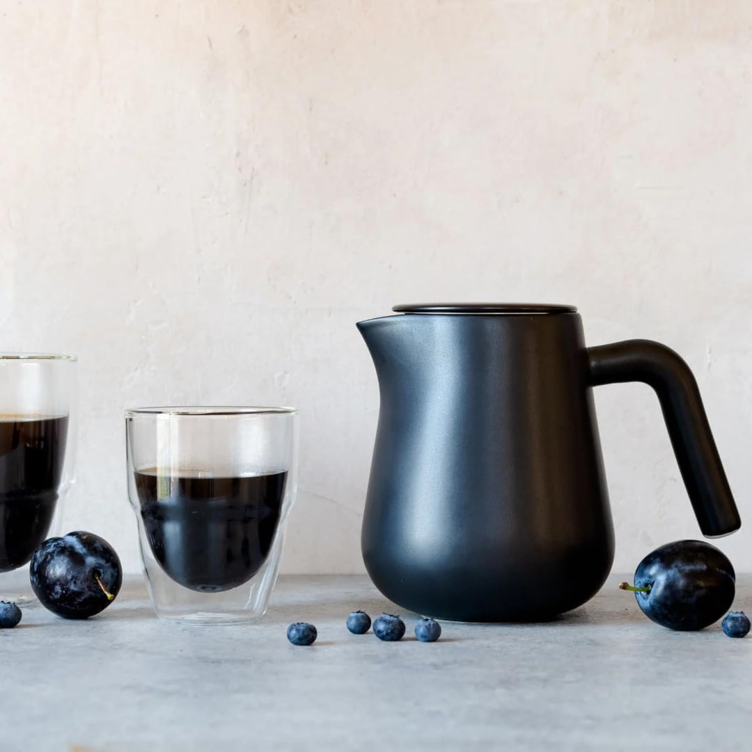 ARCA X-Tract Porzellan Kaffeekanne mit Filter 0,8l | Coffee Maker für 4-5 Tassen | Kaffeebereiter mi