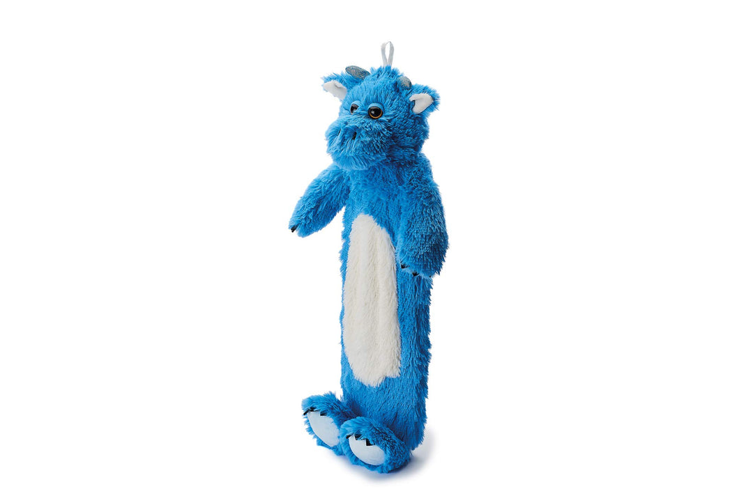 CozyPlush Dragon 3D Flasche Blau Mittel, Blau Mittel