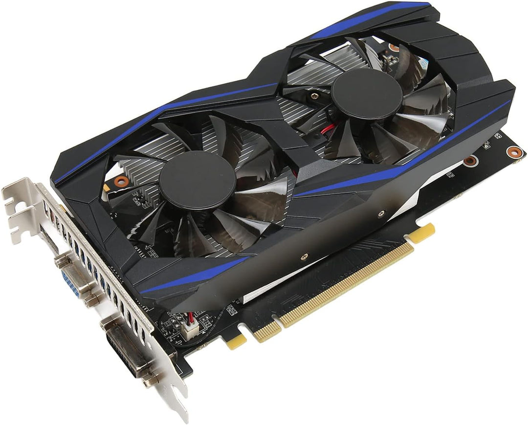 Elprico GTX 550Ti 6 GB Gaming-Grafikkarte, 192-Bit-GDDR5-PC-Grafikkarte mit Zwei Lüftern, HDMI-VGA-D