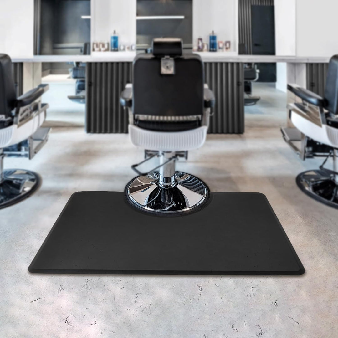 Salon Bodenmatte, Matte 3ft x 5ft Anti-Ermüdungs Barbershop Stuhlmatte für Friseur-Salon Barbier-Sta
