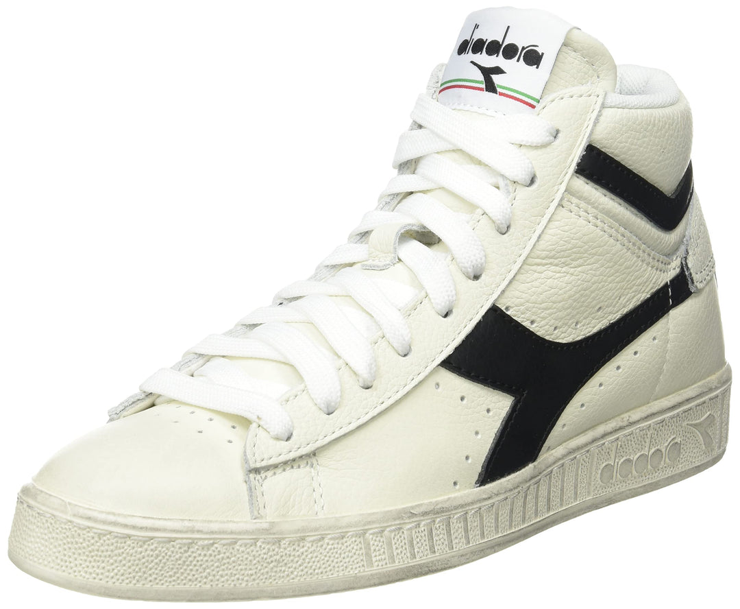 Diadora Unisex Game L High Waxed Hohe Sneaker 36 EU Weiss, 36 EU Weiß