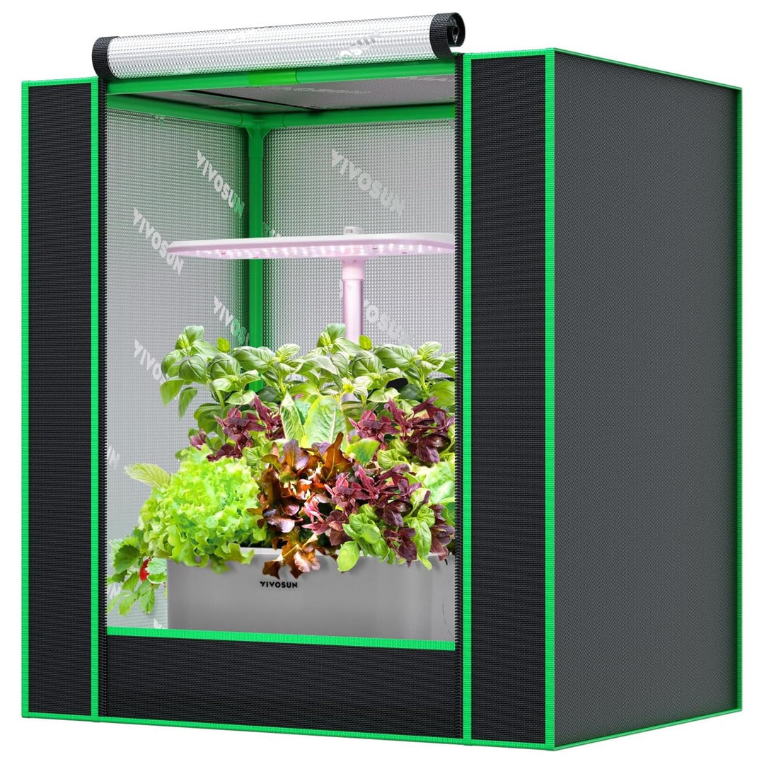 VIVOSUN Kleines Wachstumszelt für Aerogarden, Hydrokultur-Zuchtsystem, 50,8 x 35,6 x 53,3 cm, hochre