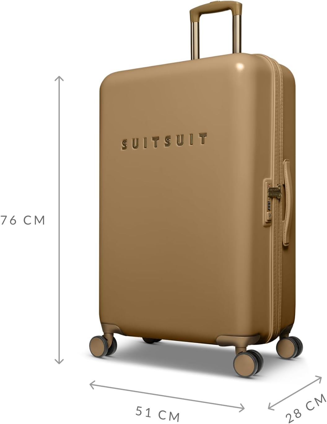 SUITSUIT Kofferset 2 teilig - Handgepäck Koffer - Reisekoffer Gross - Koffer Leicht - Hartschalenkof