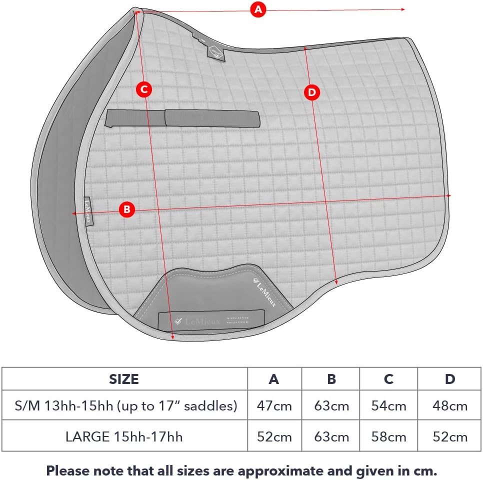 Lemieux Prosport Sattelpolster, Veloursleder, quadratisch L pfau, L pfau