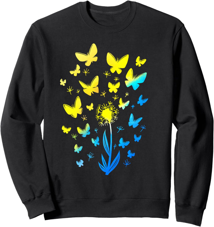 Ukraine Flagge Schmetterlinge Ukraine Shirt Ukraine Freiheit Sweatshirt