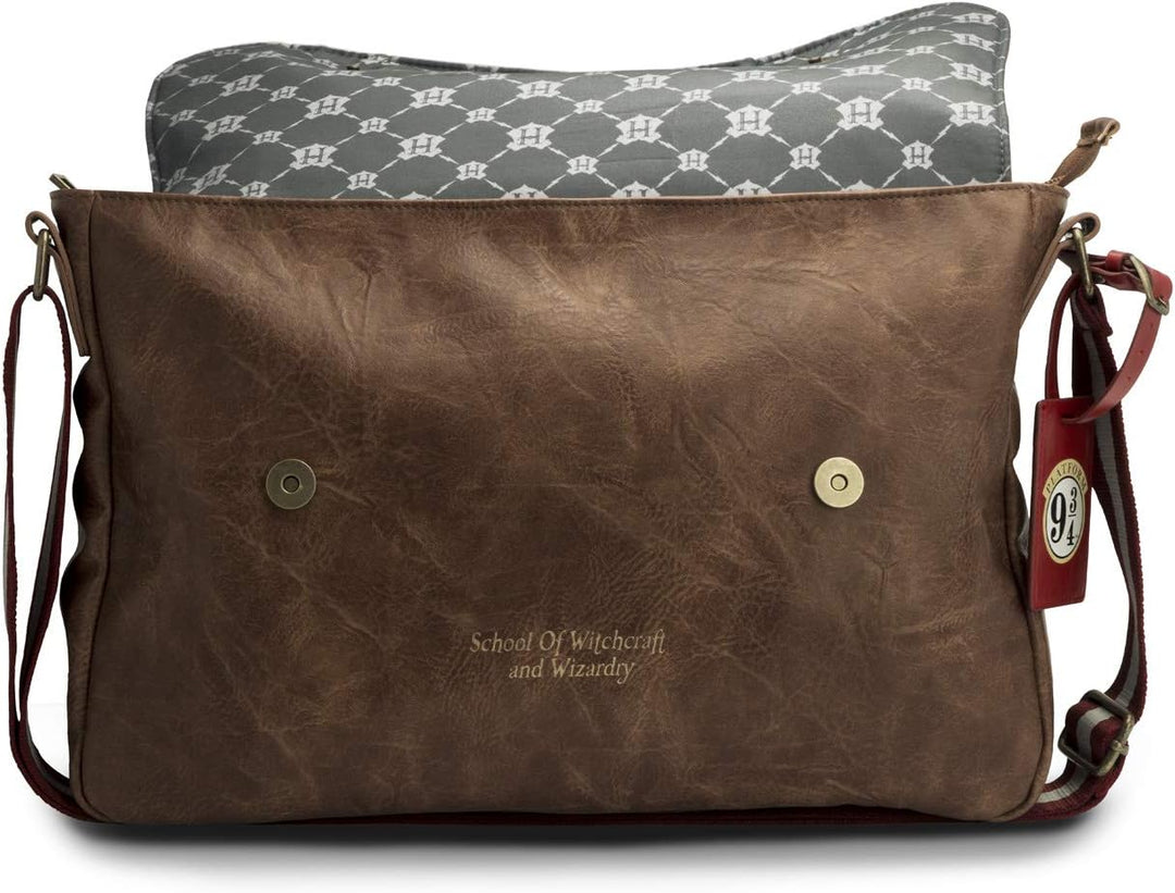Unbekannt Harry Potter Hogwarts Tasche, 35 x 5 x 27 cm 35 x 5 x 27 cm Marron, 35 x 5 x 27 cm Marron