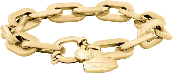 LIEBESKIND BERLIN Damen-Statement-Armbänder Edelstahl LJ-0310-B-20 Gold Chunky, Gold Chunky