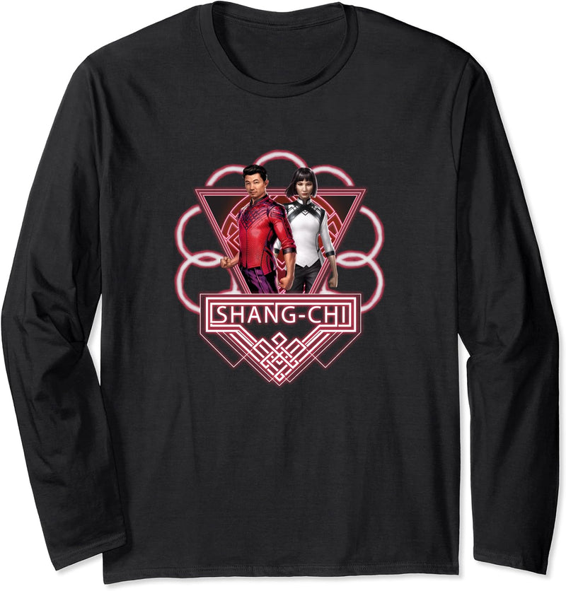 Marvel Shang-Chi And Xialing Poster Langarmshirt