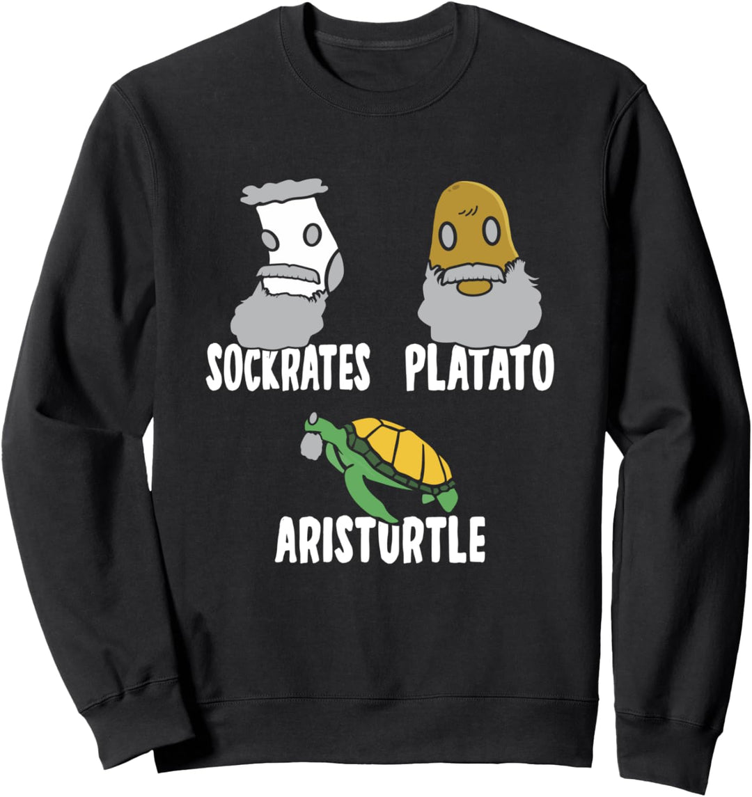 Philosophy Socrates Plato Aristotle Meme für Philosoph Sweatshirt