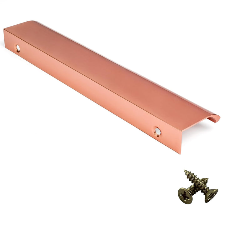 M4TEC Verdeckte Fingerzug-Griffe aus Metall Kantendesign Moderne Küchentürgriffe Schrankzuggriffe Sc