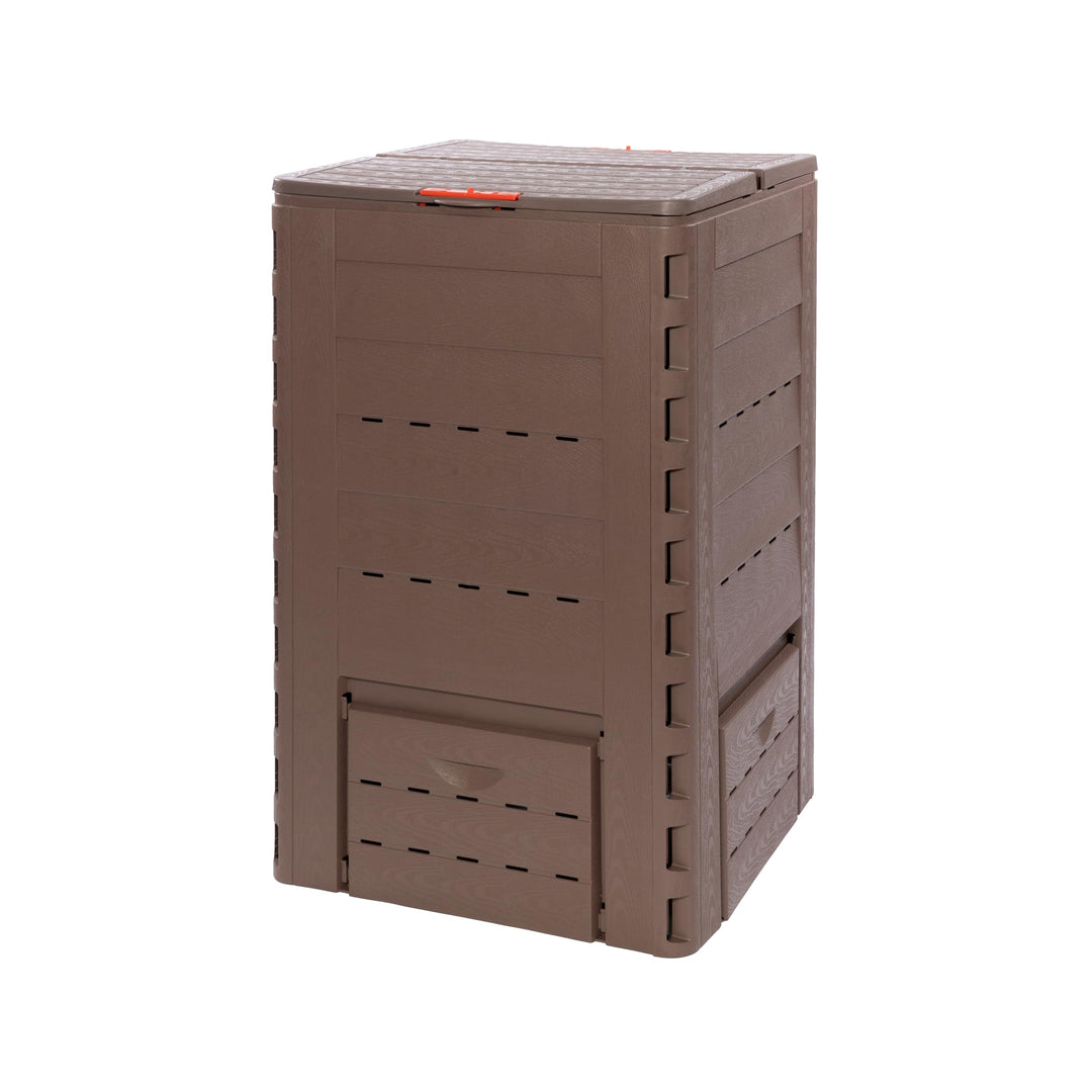 Thermoquick –Schnellkomposter Holz Pro-Line 400 L (L x B x H 65 x 65 x 101 cm, Farbe Braun, Leichter