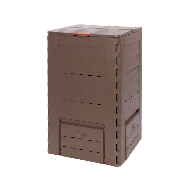 Thermoquick –Schnellkomposter Holz Pro-Line 400 L (L x B x H 65 x 65 x 101 cm, Farbe Braun, Leichter
