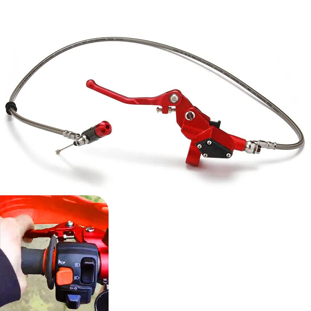 JFG RACING 1200mm Ölschlauch Hydraulische Kupplungshebel Hauptbremszylinder Für 125cc 250cc Dirt Pit