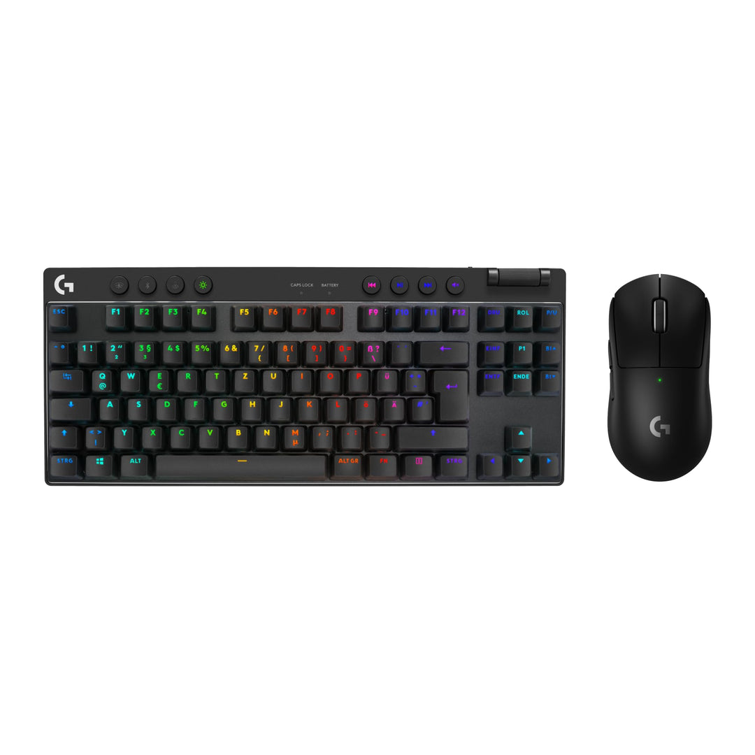 Logitech G PRO X TKL LIGHTSPEED kabellose Gaming-Tastatur + Logitech G PRO X Superlight 2 Lightspeed
