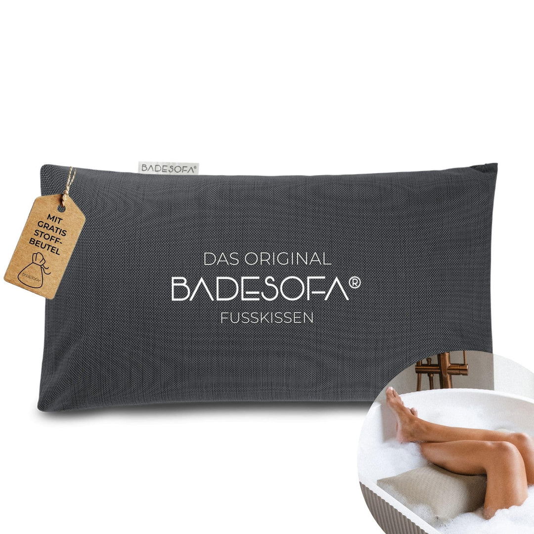 BADESOFA® Fusskissen | Premium-Qualität | Badewannen-Kissen für bequemes Baden | Made in EU | Badewa