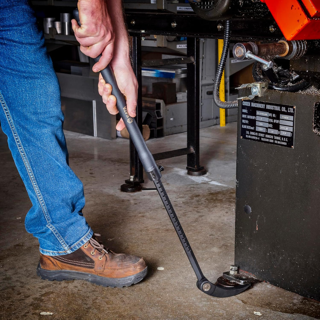 SATA ST92568 Teleskop Hebeleisen, Stemmhebel Brecheisen, Brechstange Ausziehbar mit Flexiblem Gelenk