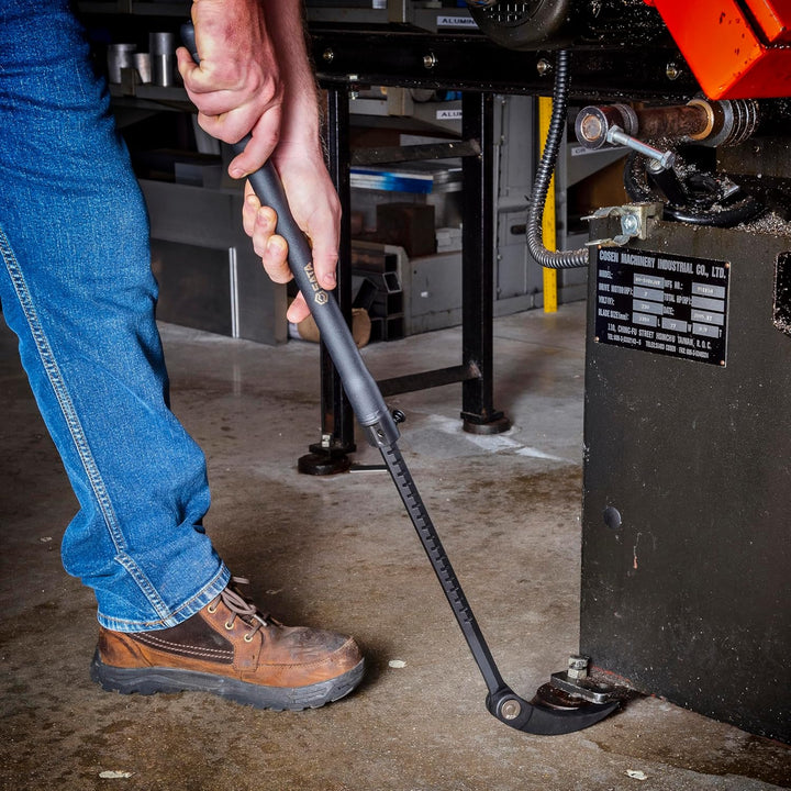 SATA ST92568 Teleskop Hebeleisen, Stemmhebel Brecheisen, Brechstange Ausziehbar mit Flexiblem Gelenk