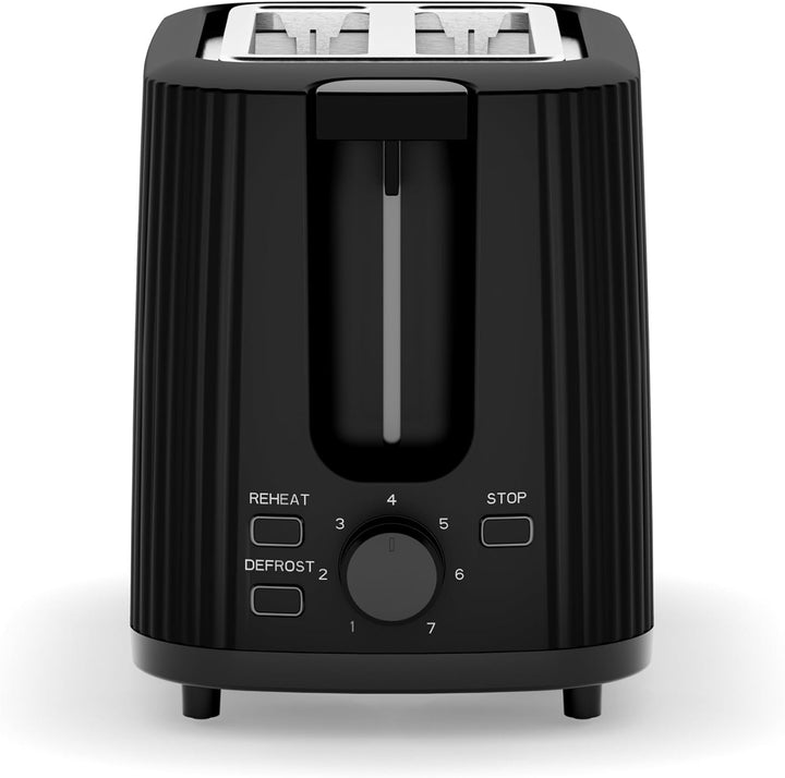 Princess Toaster Wave Edelstahl-Optik, 2 Scheiben, 7 Bräunungsstufen, Auftau- und Aufwärmfunktion, K