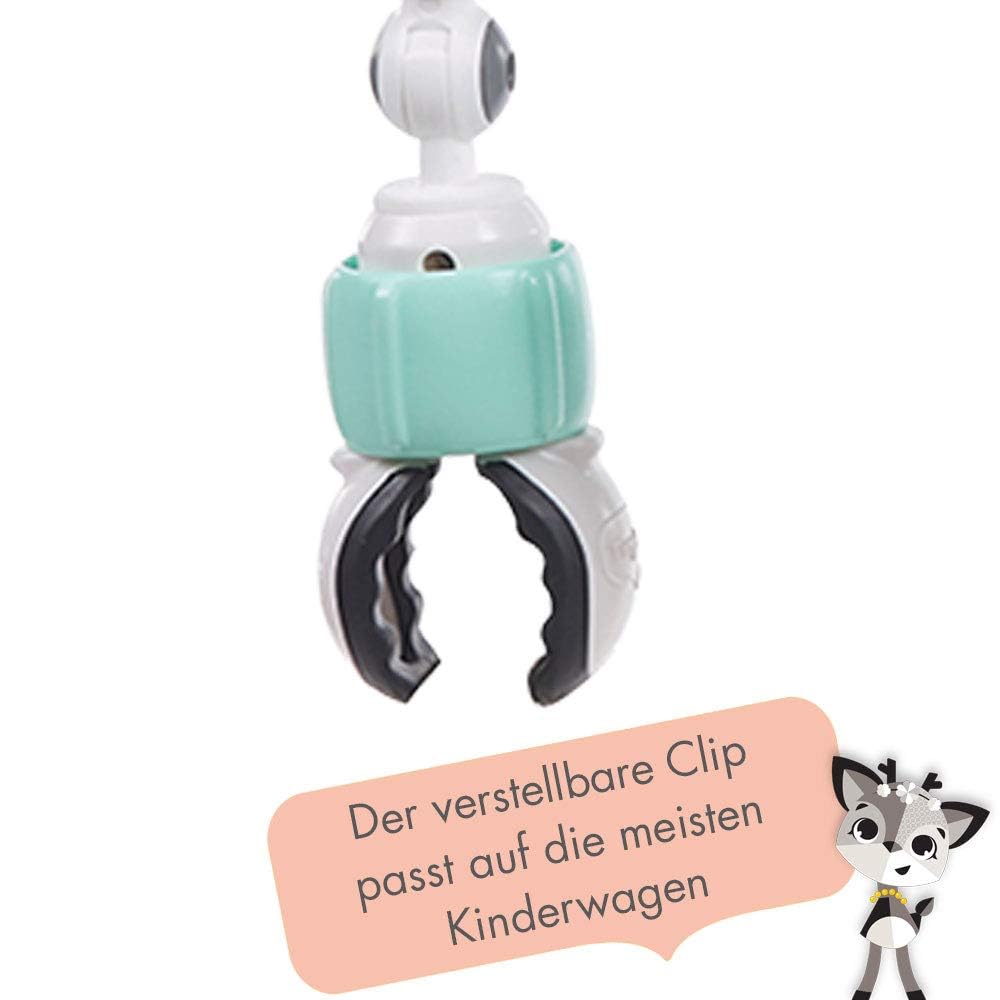 Tiny Love Sunny Stroll Spielbogen mit interaktivem Rasselspielzeug, nutzbar ab 0 M +, mit flexiblen