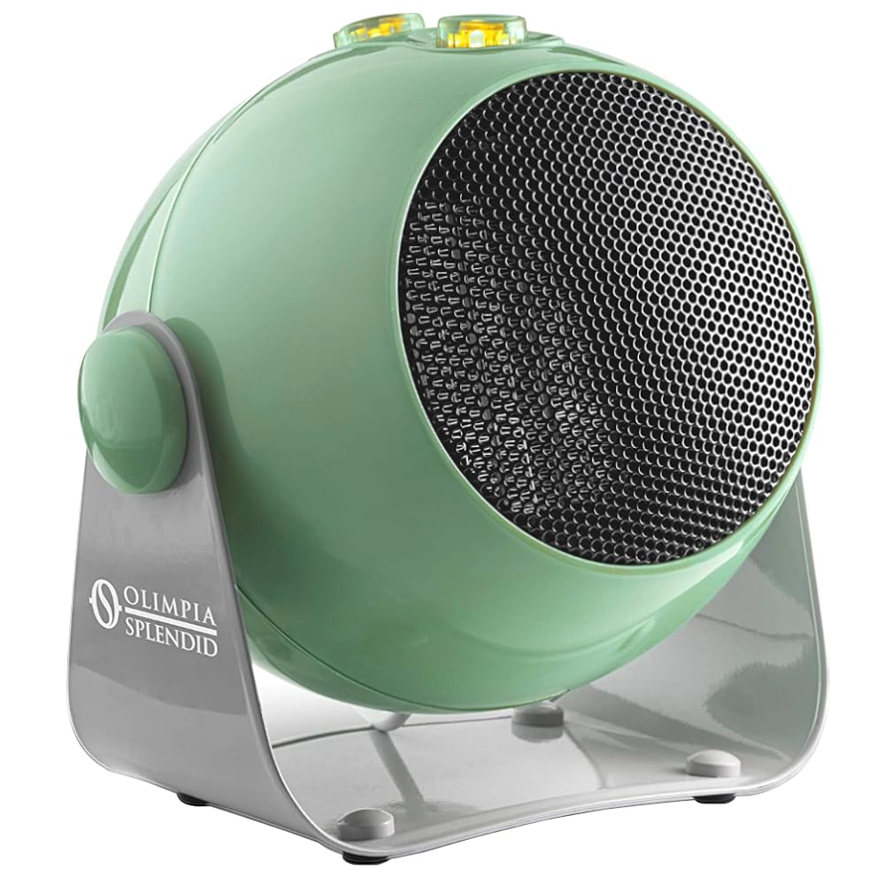 Olimpia Splendid 99404 Caldodesign S Keramik Heizlüfter 1800 W, 50 m³, Grün, Grün