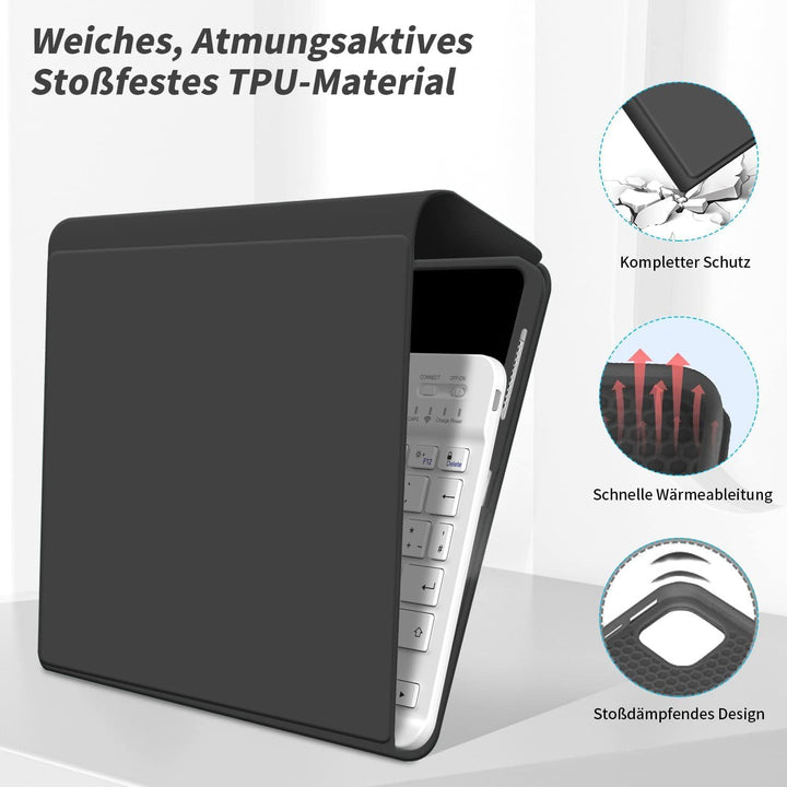 ZOYU Hülle mit Tastatur für iPad 9. Generation 2021/iPad 8. Generation 2020/iPad 7. Generation 2019,