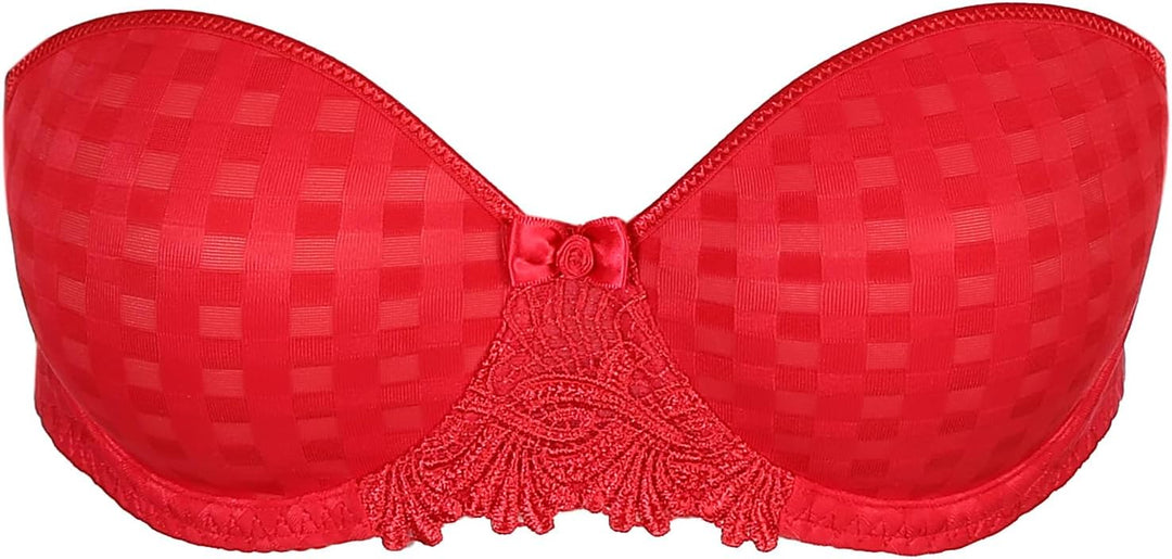 Marie Jo Avero Unterlegter BH Trägerlos 70C Scarlet, 70C Scarlet