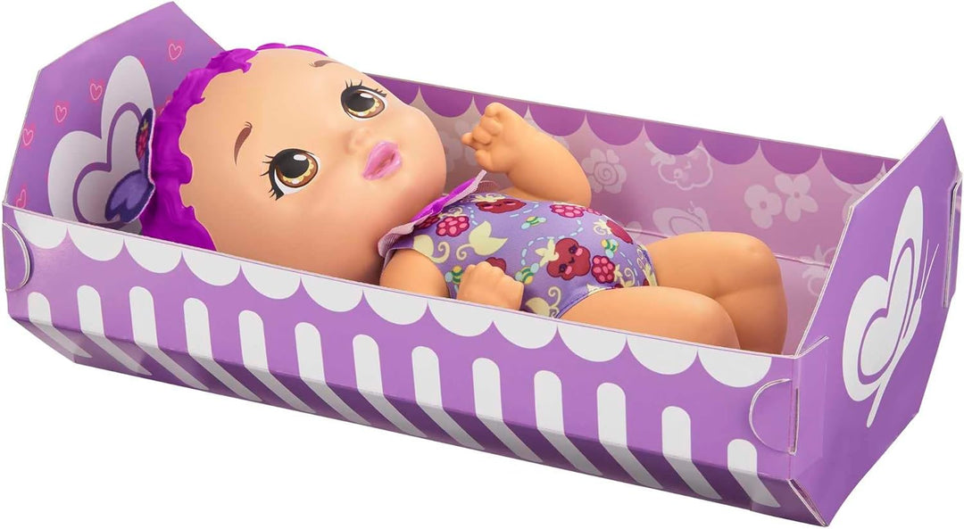 My Garden Baby GYP00 - Fütterspass Schmetterlings-Baby (30 cm), mit Himbeerduft sowie Löffel und Tas