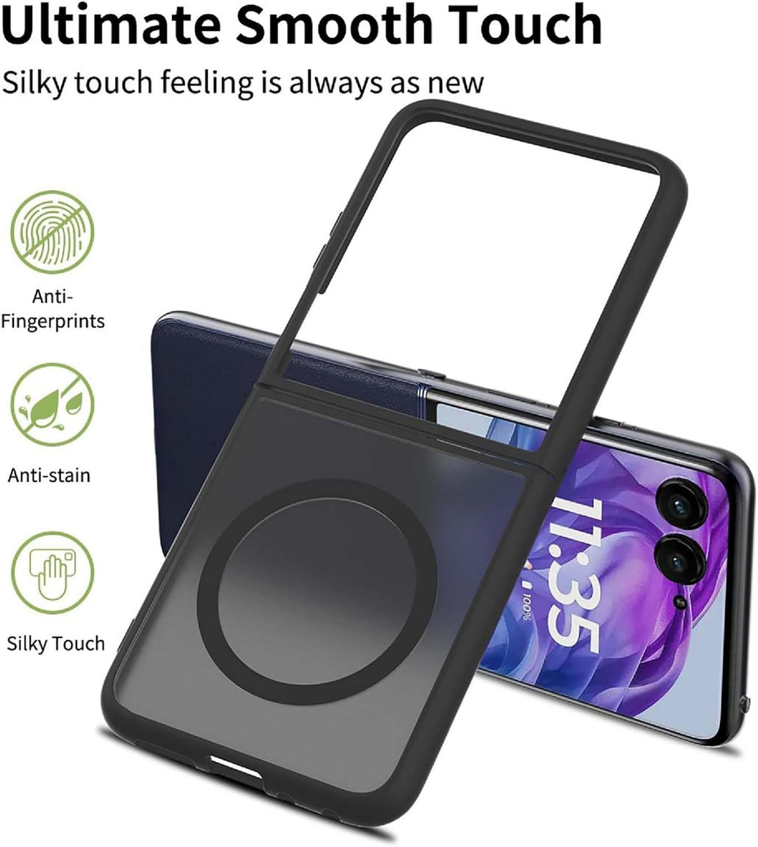GIOPUEY Magnetische Handyhülle für Motorola Razr 60 Ultra Hülle, Case Kompatibel mit MagSafe, Matte