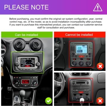 CAMECHO 2G+64G Android 13 Autoradio für Alfa Romeo MITO 2008-2016 mit Navi Carplay Android Auto Wire