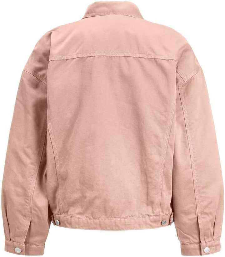 JACK & JONES Damen JJXX JXMOCCA Canvas Jacket NOOS XL Cameo Rose, XL Cameo Rose