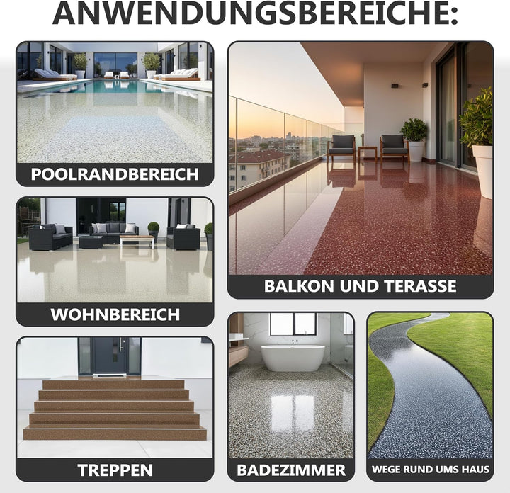 Steinteppich Versiegelung Bodenversiegelung Bodenbeschichtung Treppe W732 1,5KG, 1,5kg