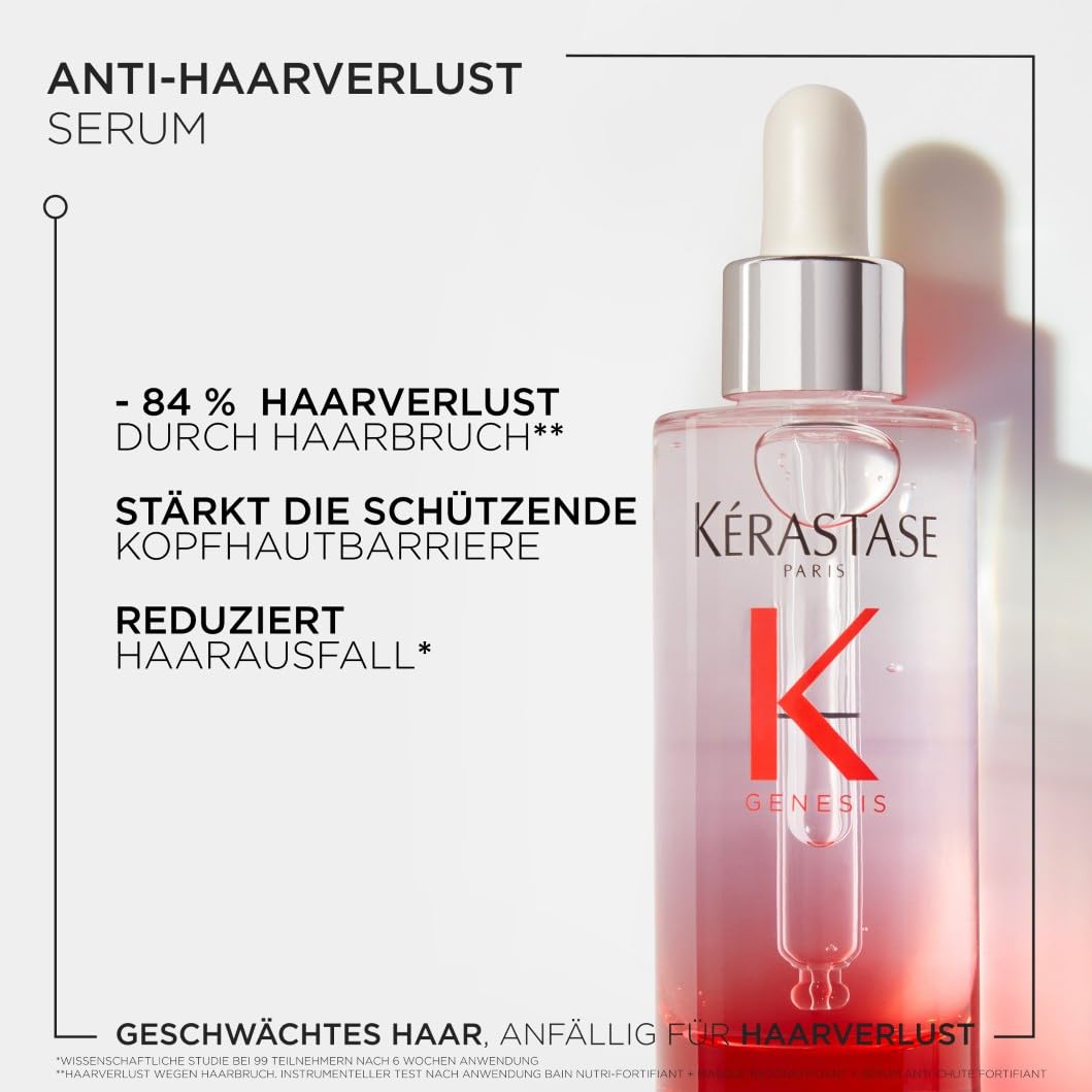 Kérastase Stärkende Haarkur für feines und brüchiges Haar, Gegen Haarausfall und Haarbruch, Sérum An