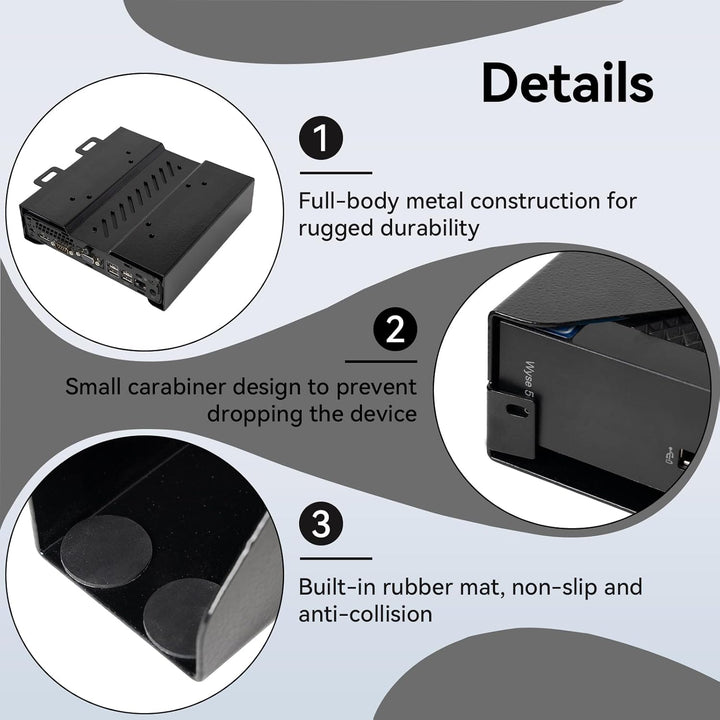 Shinar Metall halter Kompatibel mit Dell Mini-PC-Halterung Montagebügel Form Factor Gehäuse, VESA-Ha
