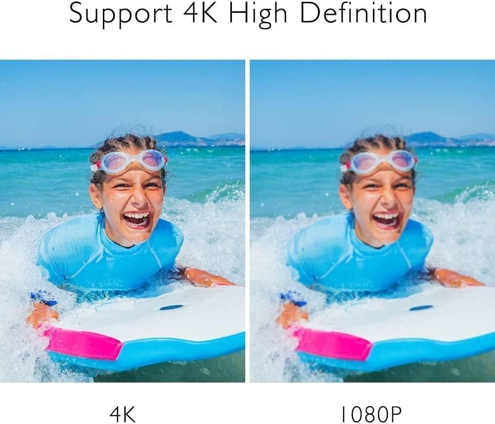 AKASO Action Cam EK7000 4K30FPS Action Kamera 170° Weitwinkel HD Unterwasserkamera 20MP WiFi wasserd