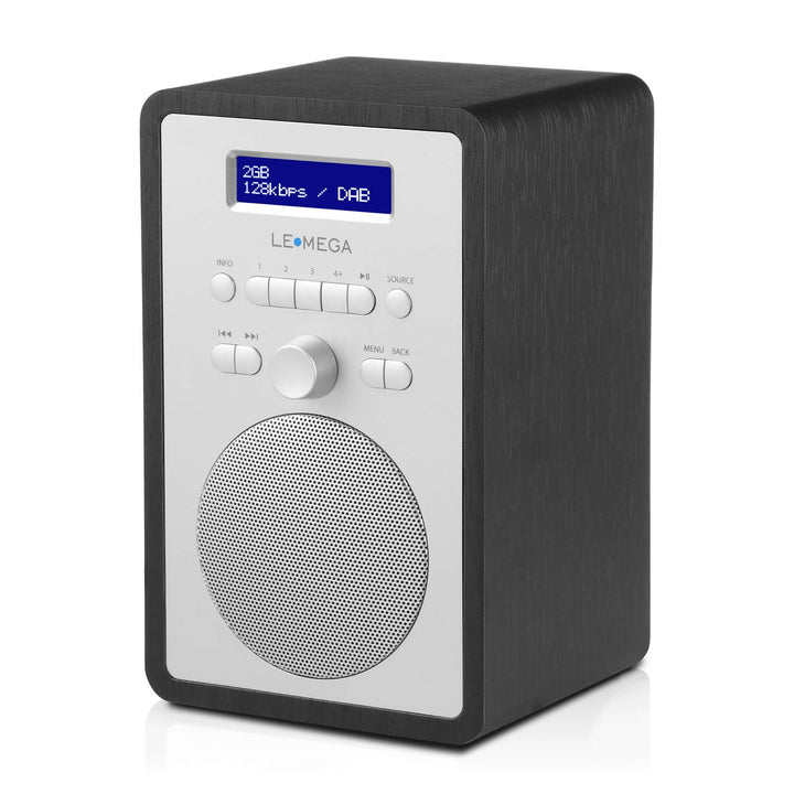 LEMEGA CR2+ DAB/DAB+ Digitalradio, UKW-Digitalradio, DAB-Radio, Netzbetrieb, Dual-Alarmuhr, Schlumme
