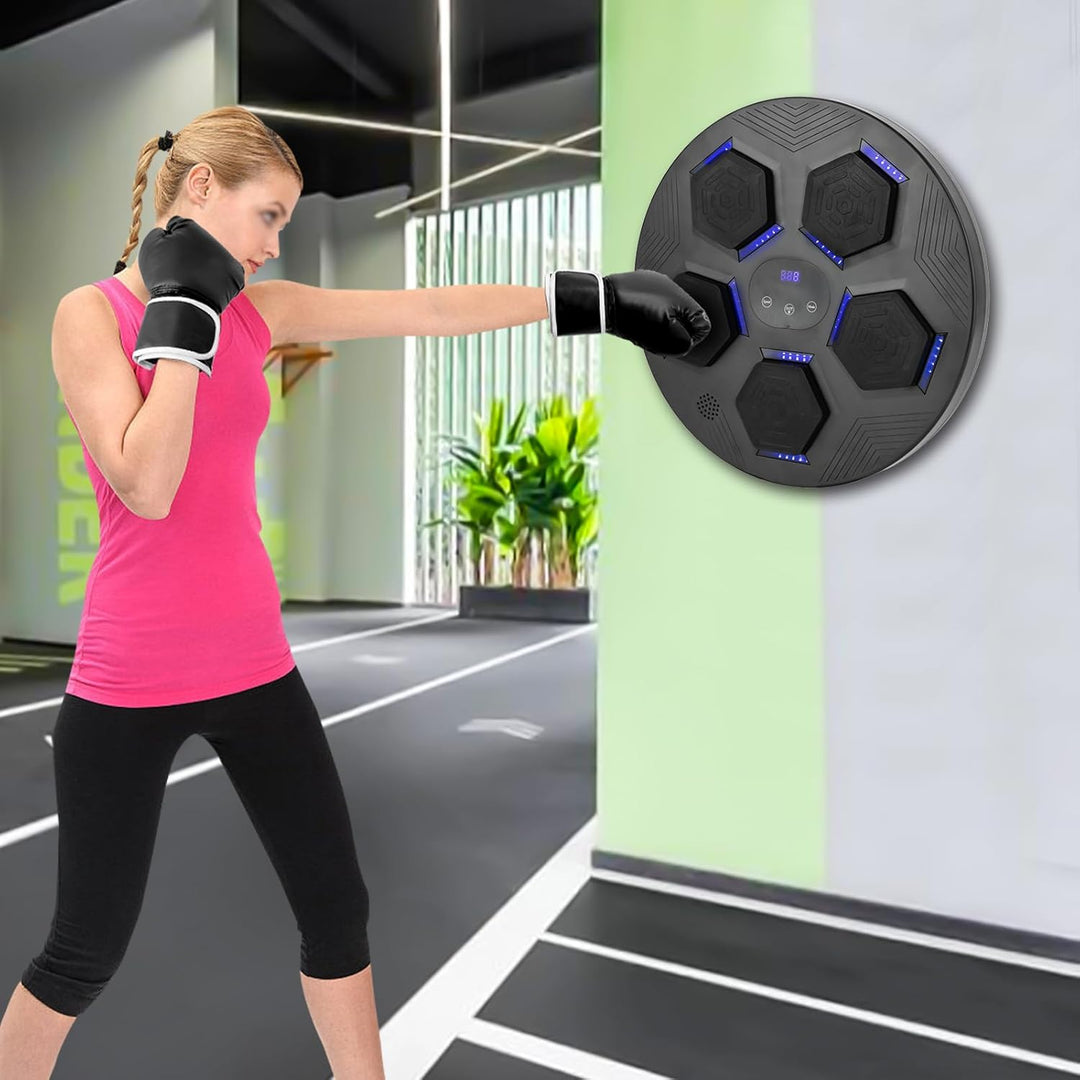 Music Boxing Machine Für Erwachsene, Led Licht Bluetooth Musikboxing Maschine Mit USB-ladekabel, 1pa