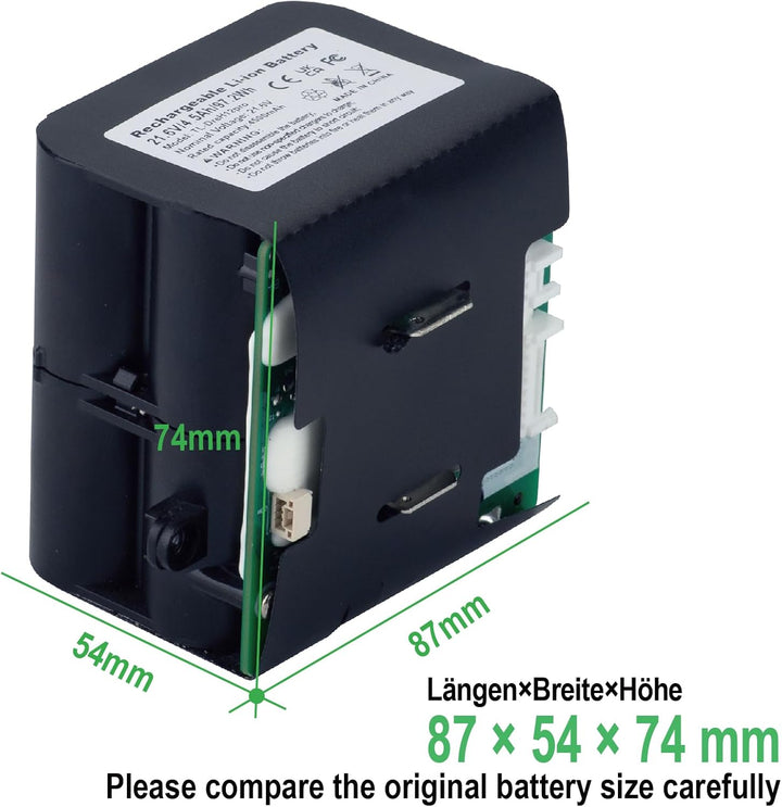 Ersatz Für Xiaomi Dreame H12pro Schnurloser Schrubber Ersatzakku 21,6V 4500mAh Li-Ion