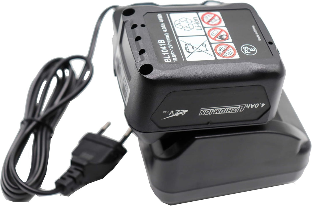 FengWings® Ladegerät DC10WD Ersetzen Für 10.8V 12V Makita Ladegerät DC10WD DC10SB DC10WC, Kompatibel
