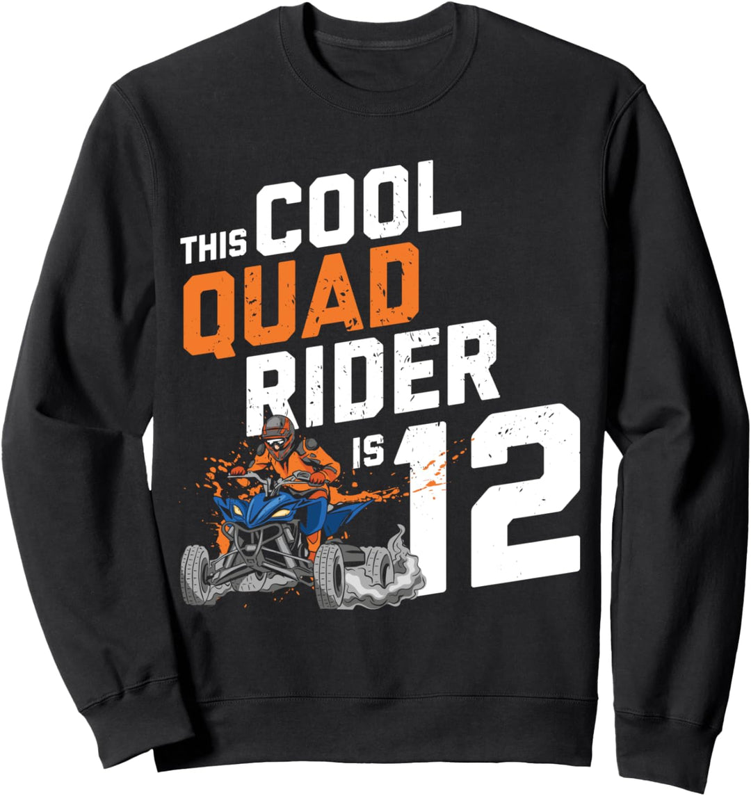 12. Geburtstag Geschenk Quad Fahrer ATV 4x4 Jungs Kinder Sweatshirt