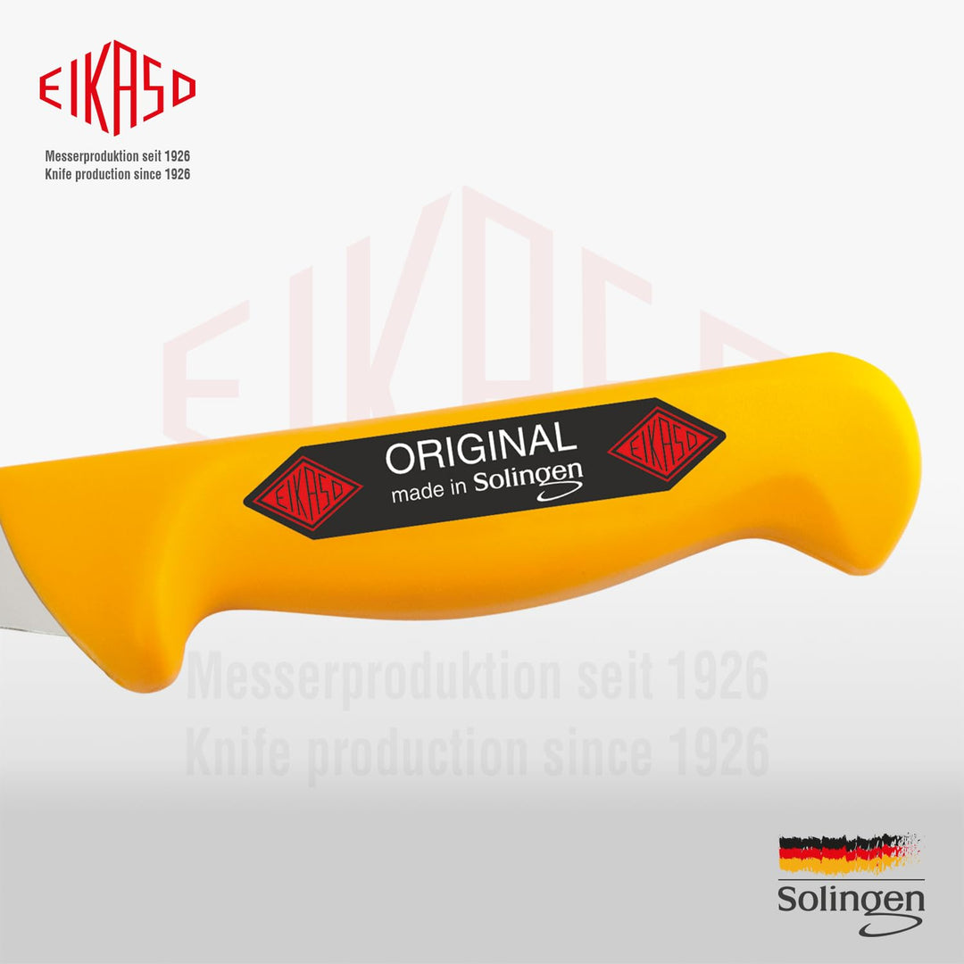 EIKASO Solingen Ausbeinmesser gebogene Klinge 13cm Steif Ausbeinmesser Fleischmesser Profi Solinger