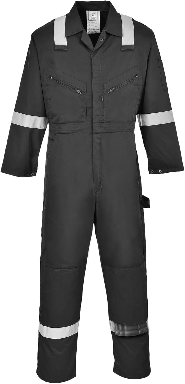 Portwest Iona Overall, Grösse: M, Farbe: Schwarz, F813BKRM M Schwarz, M Schwarz