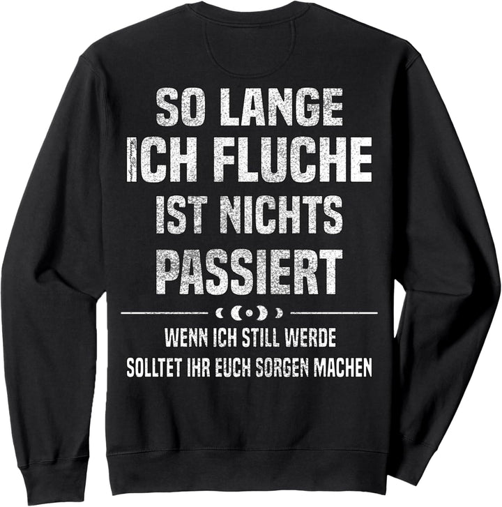 So lange ich Fluch ist nichts Passiert Handwerker lustiges Sweatshirt