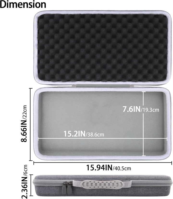 co2CREA Case Hart reiseschutzhülle Etui Tasche für Akai Professional MPK Mini IV USB-C MIDI Keyboard
