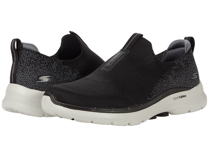 Skechers Herren Go Walk 6 Sneakers,Sports Shoes, Schwarz