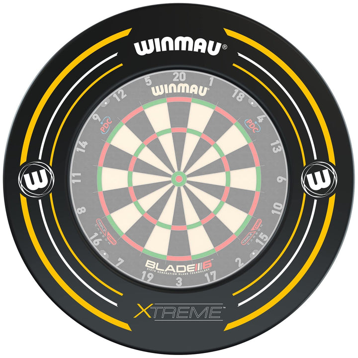 Winmau Xtreme2 Dartscheibe Surround Suitable for All Winmau Bristle Dartboards, Standard Schwarz