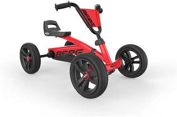 BERG Pedal-Gokart Buzzy Red | Kinderfahrzeug, Tretauto, Sicherheit und Stabilität, Kinderspielzeug g