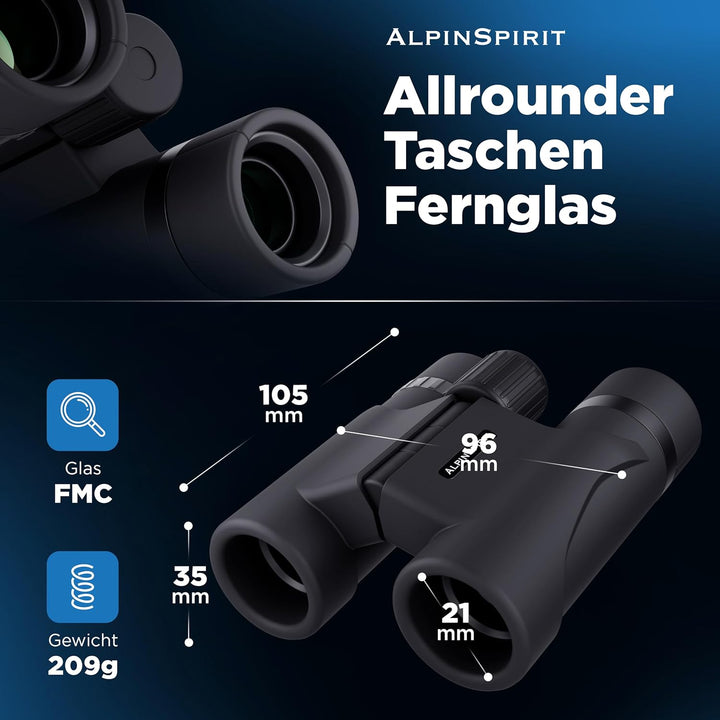 Taschenfernglas 8x21 - Mini Fernglas - [UNVERGESSLICHE MOMENTE] - leicht & kompakt - TESTSIEGER - fü
