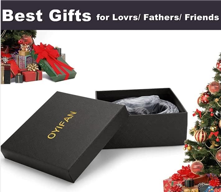 Oyifan Schwarzer Ledergürtel für Herren, automatische Ratschengürtel, Kleid, lässiger Gürtel, bequem